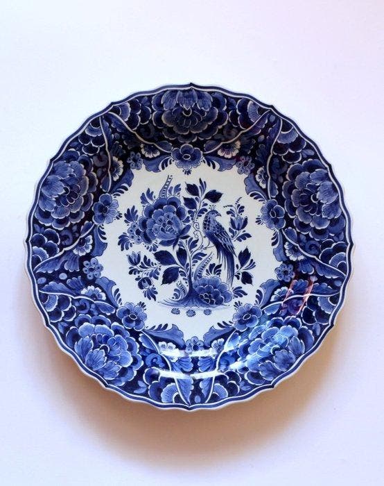 Ram, Plateelbakkerij - Wandbord - Aardewerk - Groot, Antiek en Kunst, Antiek | Glas en Kristal