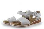 Rieker Sandalen in maat 40 Wit, Verzenden, Wit, Sandalen of Muiltjes, Zo goed als nieuw