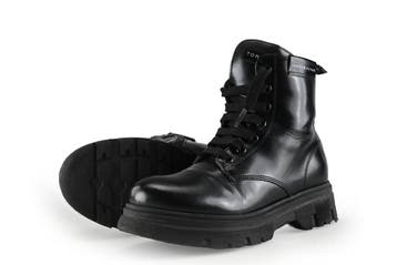 Tommy Hilfiger Veterboots Meisjes in maat 35 Zwart, Verzenden, Jongen of Meisje, Schoenen, Tommy Hilfiger