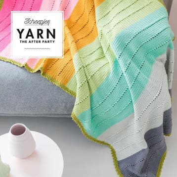Haakpatroon Deken Sugar Pop Throw met kleurblokken van Cot, Ophalen of Verzenden, Nieuw
