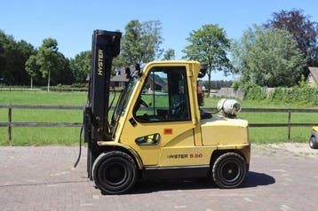 Veiling: Heftruck Hyster H5.50XM LPG 3500kg 5.75m 2004, 3000 tot 4000 kg, Heftruck, Hyster, Ophalen