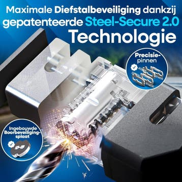 2dekans | NEXTCOVER® Vouwslot fiets FoldOne met, Ophalen of Verzenden, Zo goed als nieuw, Nextcover