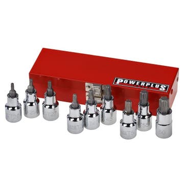 Torx doppenset 9 delig met 1/2 aansluiting, Ophalen of Verzenden, Nieuw