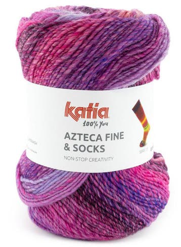 Katia Azteca Fine &amp; Socks - 12 Lavender Dusk - Superwa, Ophalen of Verzenden, Nieuw