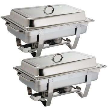 Milan Chafing dish Duopak HorecaTraders, Verzenden, Nieuw in verpakking