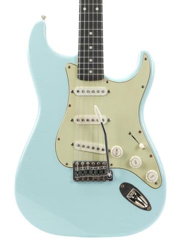 Kauffmann 63 S Alder Sonic Blue Light Aged #26511 (S-Style), Ophalen of Verzenden, Nieuw, Solid body