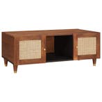 vidaXL Salontafel 100 x 54 x 40 cm Massief Mango Hout, Verzenden, Nieuw, 50 tot 100 cm, Minder dan 50 cm