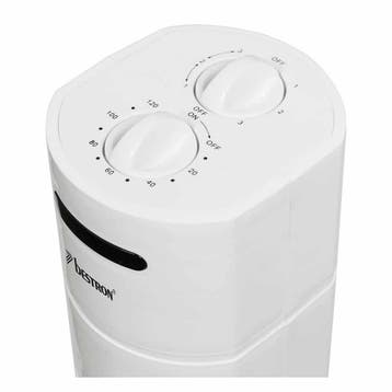 Bestron AFT760W Tower Ventilator met Timer Wit 78 CM 35 Watt, Verzenden, Nieuw