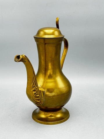 authentieke theepot kan - Theepot - Messing