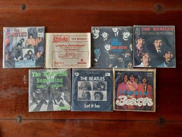 Beatles - 7 x Early Beatle singles from Jugoslavia in, Nieuw in verpakking