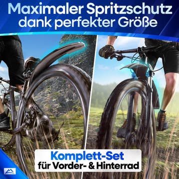 2dekans | Nextcover MTB Spatbord Set Voor- en Achter - Zwart, Ophalen of Verzenden, Zo goed als nieuw, Nextcover