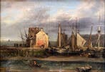 Giuseppe Canella (1788–1847) - Veduta di porto francese