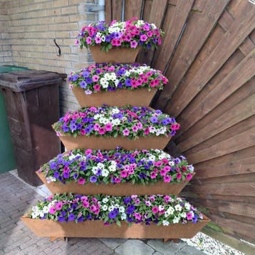 Bloementoren-hoek, Tuin en Terras, 100 cm of meer, Verzenden, Nieuw, Balkon
