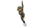 Hanglamp AAP 55 cm handgemaakte apensculptuur goud - 48008, Ophalen of Verzenden, Nieuw