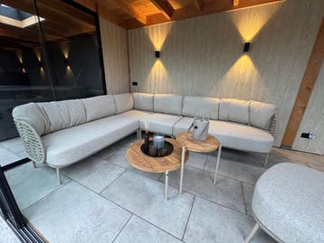 Fabrice lounge set 4 Seasons outdoor kleur Latte Special, Tuin en Terras, Overige materialen, Nieuw, Ophalen of Verzenden, Loungeset