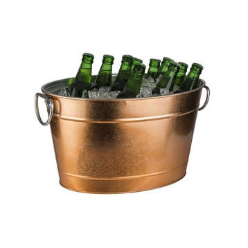GGM Gastro | Champagnekoeler - TIN - Metaal - 11L - koper -, Verzenden, Nieuw, Effen, Kop(pen) en/of Schotel(s)