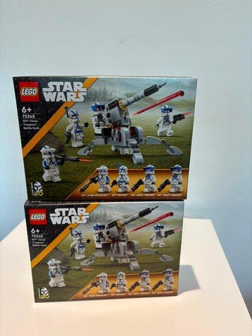 Lego Set - Star Wars - 2 sets x 501st Clone Troopers Battle, Kinderen en Baby's, Speelgoed | Duplo en Lego, Nieuw