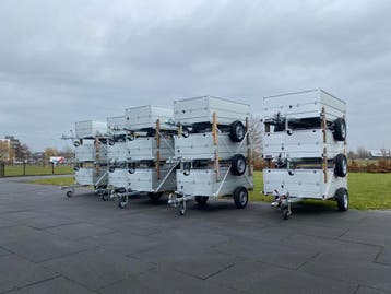 BAGAGEWAGEN VERHUUR MIDDEN - NEDERLAND BIJ KRAAY B.V!, Ophalen, Nieuw