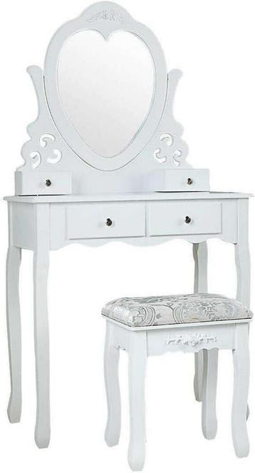 Kaptafel met Krukje | Klassiek | Beste Prijs, Huis en Inrichting, Ophalen of Verzenden, Nieuw, Klassiek