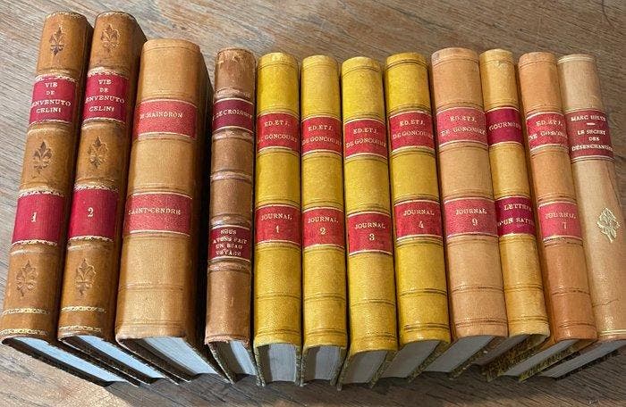 Benvenuto Cellini E. et J. de Goncourt; Remy de Gourmont;, Antiek en Kunst, Antiek | Boeken en Bijbels