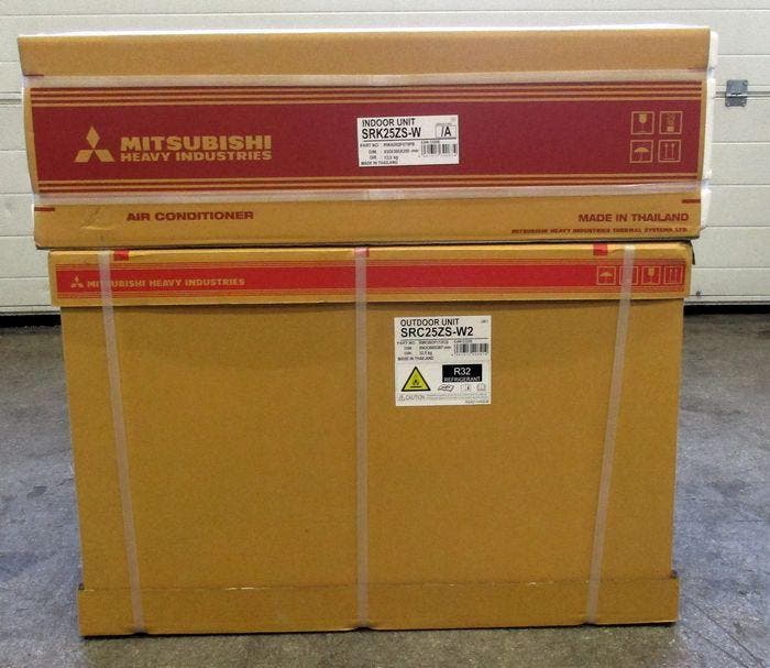 Mitsubishi NIEUW Airco SRK / SRC 25 ZS-W 2.5KW / Heavy, Witgoed en Apparatuur, Airco's, Gebruikt
