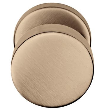 Voordeurknop BASICS LB503V vast op rozet PVD licht brons, Verzenden, Nieuw