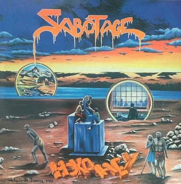 lp nieuw - sabotage - HOKA HEY (YELLOW/RED MARBLED) (nieuw), Verzenden, Zo goed als nieuw, Overige formaten