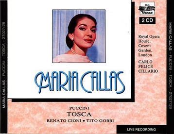 Maria Callas, Puccini, Renato Cioni, Tito Gobbi, Victor Godf, Ophalen of Verzenden, Gebruikt