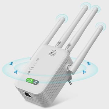Krachtige WiFi Repeater met 3 Antennes - Versterk je Signaal, Verzenden, Nieuw