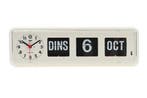 Kalenderklok analoog BQ-38 wit FR, Ophalen of Verzenden, Nieuw