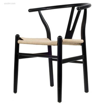 (6x) Design eetkamerstoelen VD-blackbeige, Nieuw