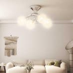 vidaXL Plafondlamp met gaasdraad kappen voor 4 x G9 LED, Verzenden, Nieuw