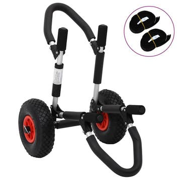 vidaXL SUP trolley voor surfplank inklapbaar 45 kg aluminium, Verzenden, Nieuw