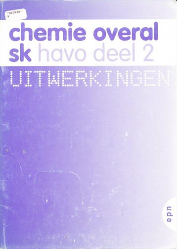 Chemie overal SK Havo deel 2 uitwerkingen, Verzenden, Nieuw