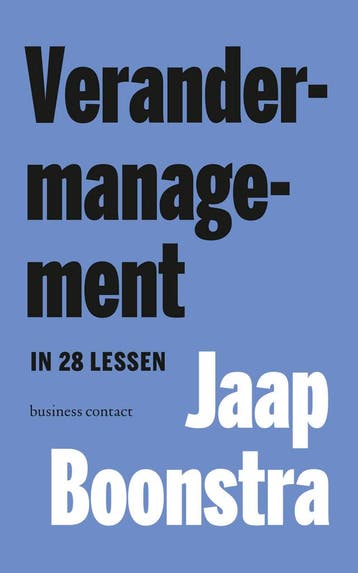 Verandermanagement in 28 lessen - Jaap Boonstra, Verzenden, Zo goed als nieuw, Jaap Boonstra