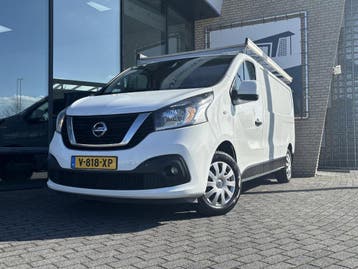Nissan NV300 1.6 dCi L2H1*3-PERS*A/C*CRUISE*NAVI*HAAK*CAM*IM, Stof, Gebruikt, Wit, Lease