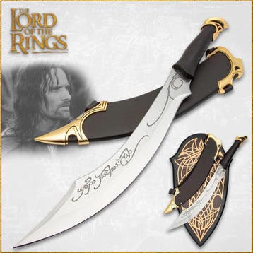 Lord of the Rings Replica 1/1 Elven Knife of Aragorn 50 cm, Ophalen of Verzenden, Nieuw