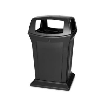 Rubbermaid Ranger container met 4 openingen - zwart, Verzenden, Nieuw