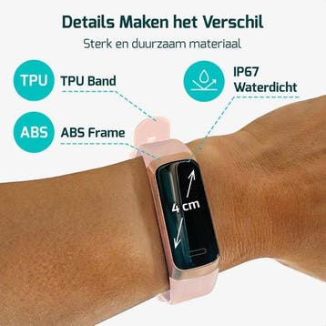 2dekans | FITAGE Stappenteller - Activity Tracker -, Ophalen of Verzenden, Gebruikt, Roze, FITAGE