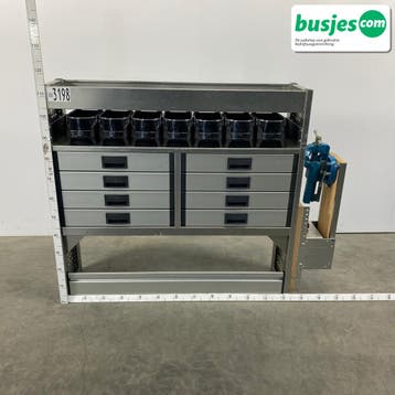 Aluca bedrijfswageninrichting 1250x320x1150mm (3198), Ophalen of Verzenden