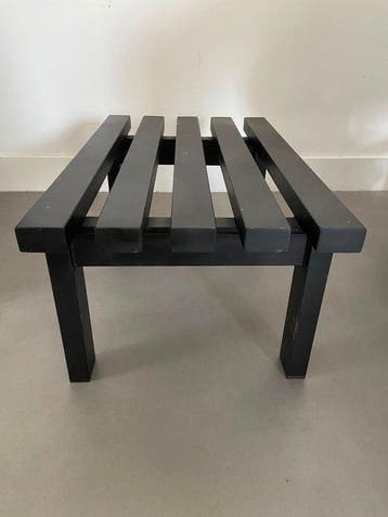 Gangbankje - Staal - Minimalistisch Lattenbank