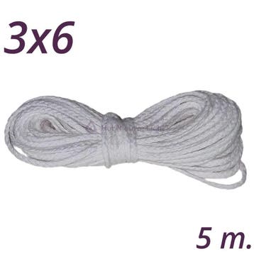 Kaars Lont 3×6, Verzenden, Nieuw