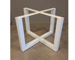 Onderstel gekruisde u-poot metaal - 100x100x72 cm - WIt, Ophalen of Verzenden, Nieuw