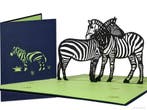 Kunstzinnige zebra’s | Equidae Paard Afrika | 3D pop-up..., Verzenden, Nieuw