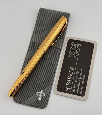 Parker - Sonnet Cascade Gold Plated *with Sheath & Document*, Nieuw