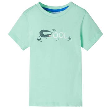 vidaXL Kindershirt met korte mouwen 116 lichtgroen, Verzenden, Nieuw