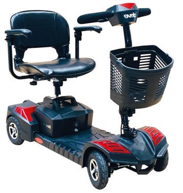 Scootmobiel Drive Scout Raven Opvouwbaar (Nieuw), 10 km/u of minder, Drive, 16 t/m 25 km, Nieuw