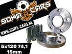 Spacers 5x120 74,1 Bmw Serie 5 e39 X5 Spoorverbreders 15mm, Verzenden
