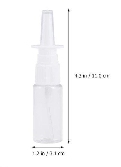 Neusspray flesje 15 ml       10 stuks, Sport en Fitness, Gezondheidsproducten en Wellness, Nieuw, Ophalen of Verzenden