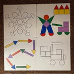Voorbeeldkaarten geometrische figuren, Verzenden, Nieuw